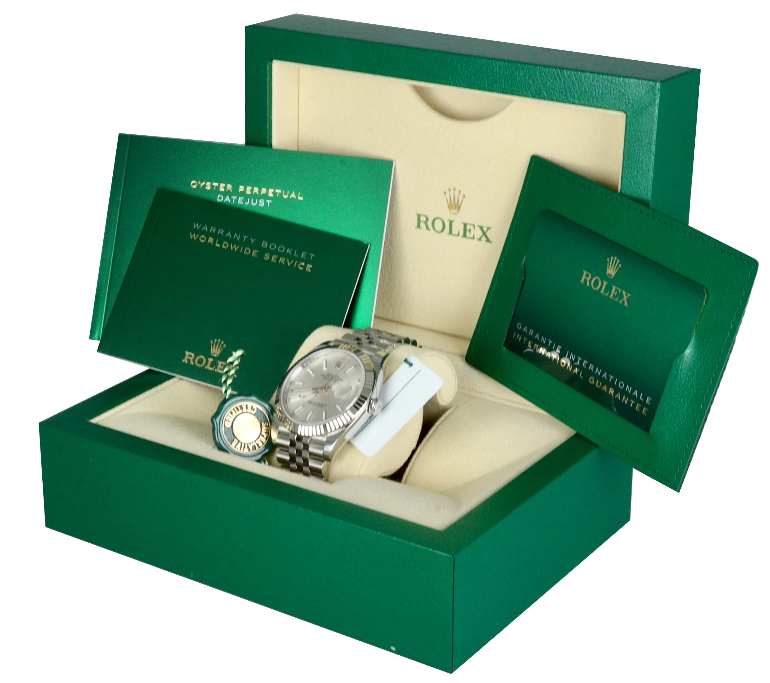 NEW MARCH 2021 Rolex DateJust 41 Silver Steel Fluted Jubilee 41mm Date 126334