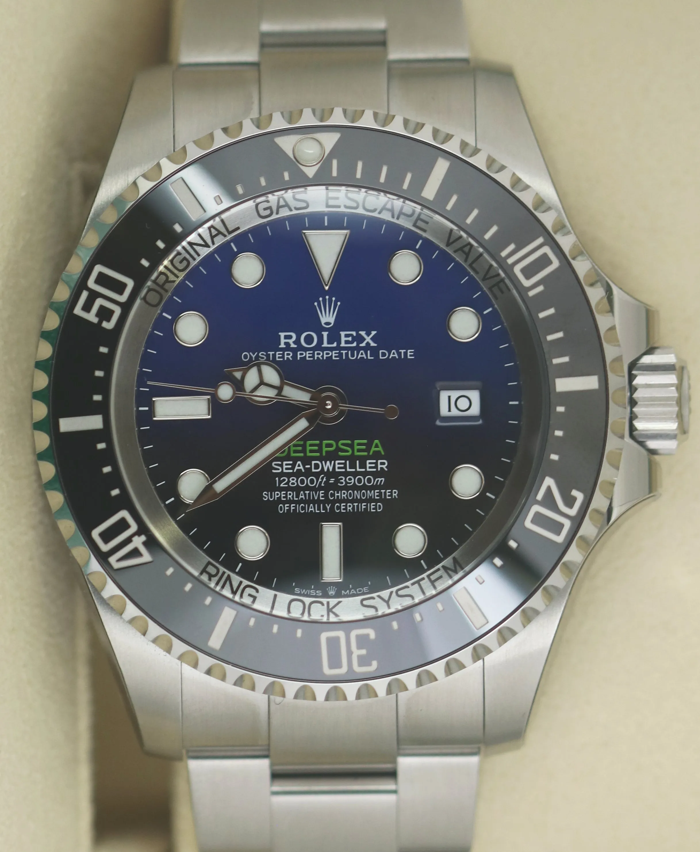 NEW NOV 2019 STICKERED Rolex Sea-Dweller Deepsea James Cameron Blue Black 126660