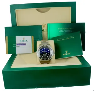NEW OCT 2019 Rolex Sea-Dweller Deepsea James Cameron Blue Black 126660 44mm Dive