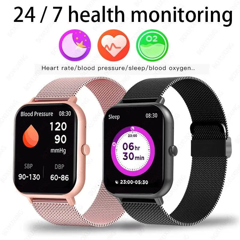 New Smart Watch Women Bluetooth Call Watch Fitness Tracker Waterproof Sport Smart Clock Fashion Ladies Men Smartwatch Woman