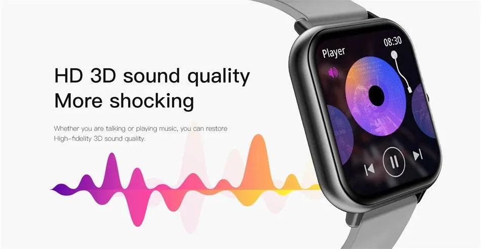 New Smart Watch Women Bluetooth Call Watch Fitness Tracker Waterproof Sport Smart Clock Fashion Ladies Men Smartwatch Woman