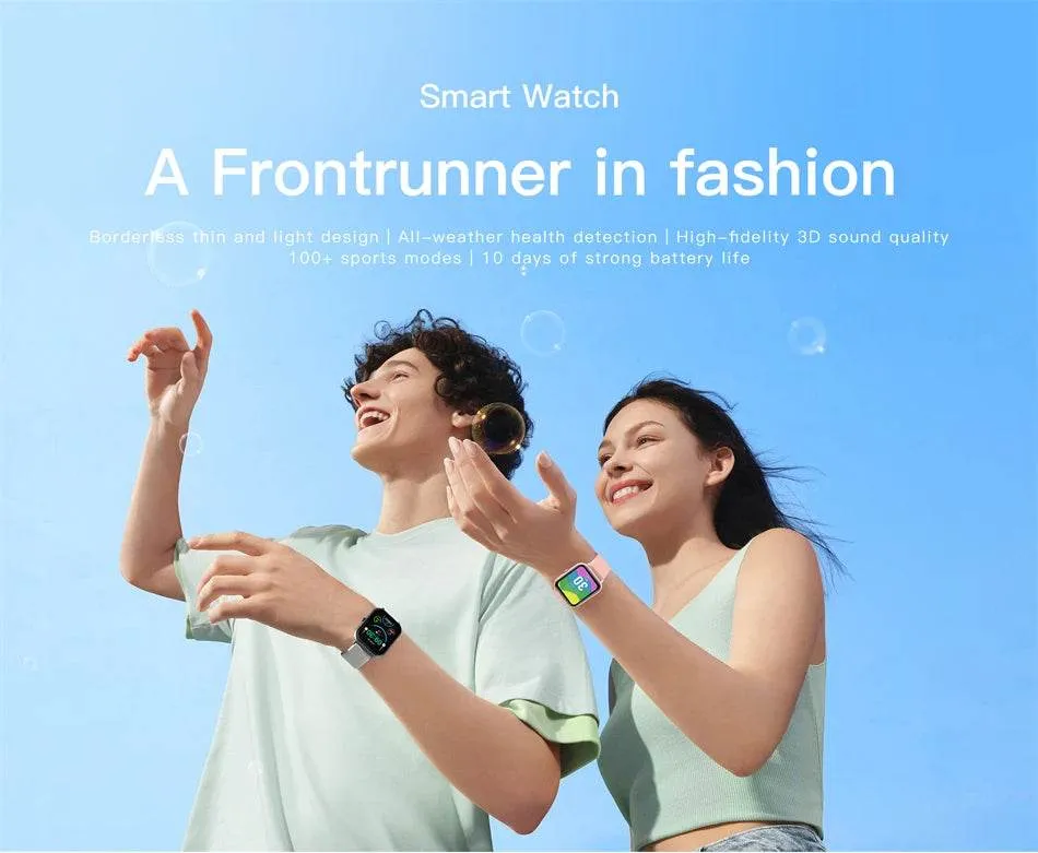 New Smart Watch Women Bluetooth Call Watch Fitness Tracker Waterproof Sport Smart Clock Fashion Ladies Men Smartwatch Woman