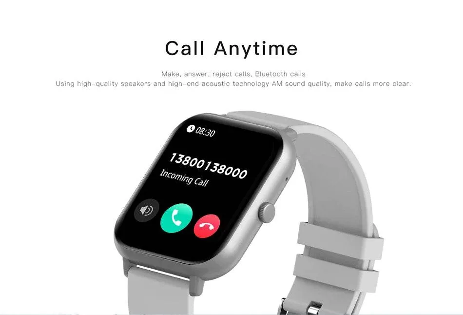 New Smart Watch Women Bluetooth Call Watch Fitness Tracker Waterproof Sport Smart Clock Fashion Ladies Men Smartwatch Woman