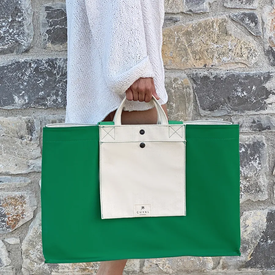 No. 206 Xxlarge Tote Avocado (Reversible)