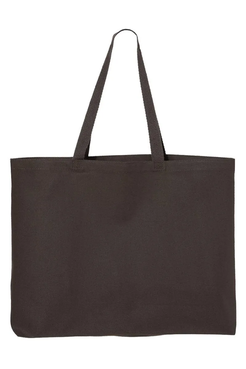 No Shelf Control Canvas Jumbo Tote