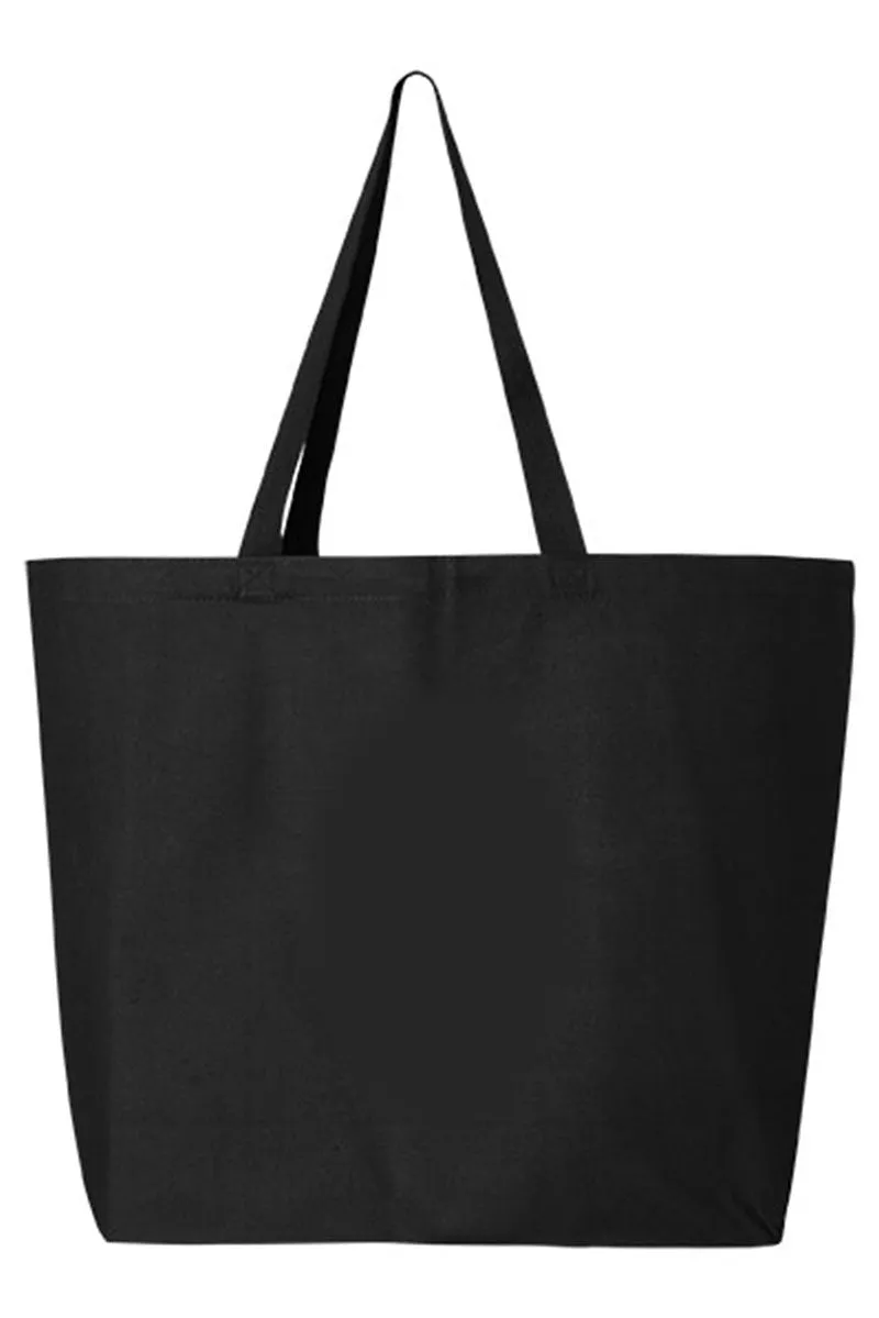 No Shelf Control Canvas Jumbo Tote