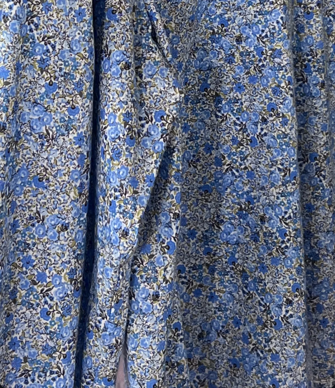 Oak Meadow - Sundress in French Blue Ditsy