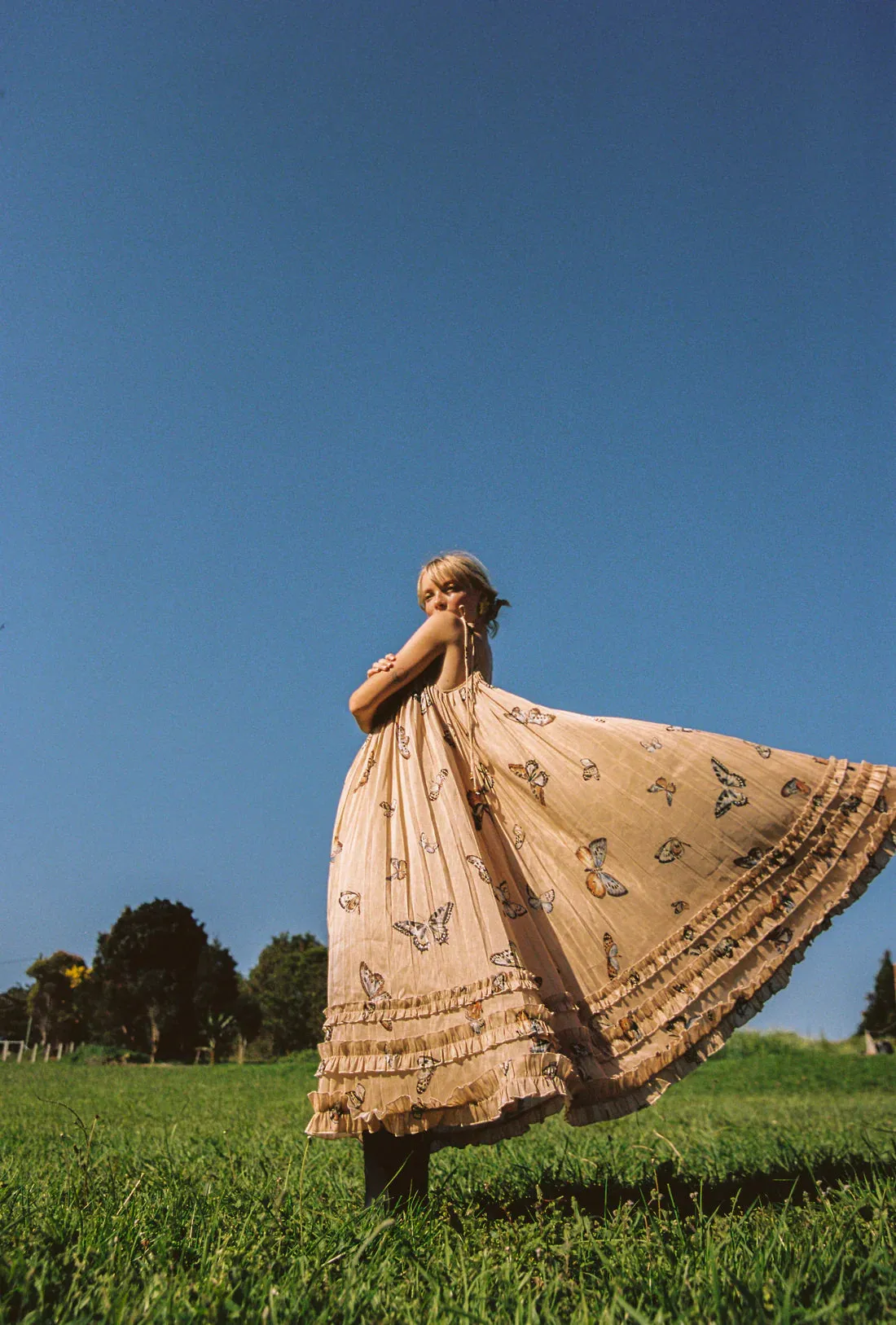 ODET - Papillon Sundress HAZELNUT