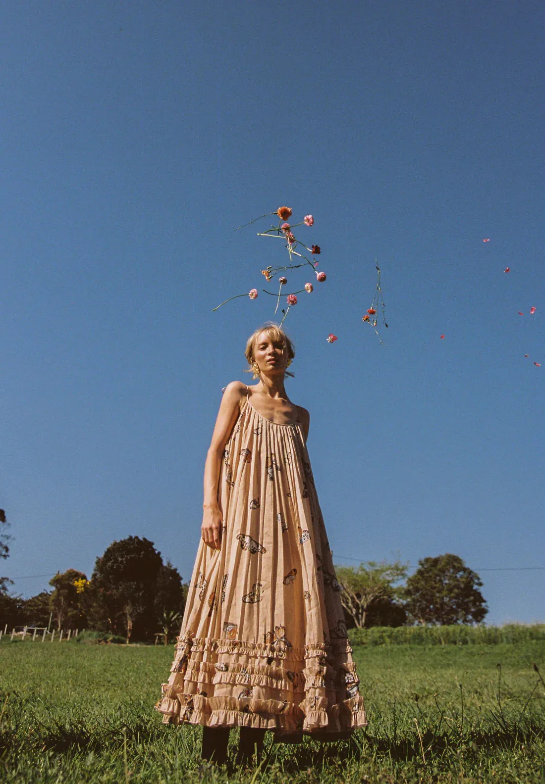 ODET - Papillon Sundress HAZELNUT