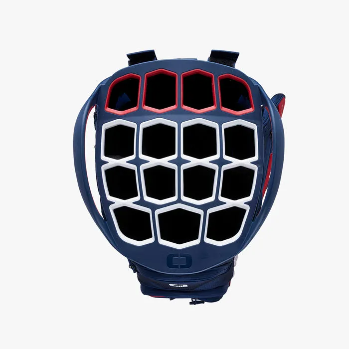 OGIO Woode Cart Bag - Red/White/Blue
