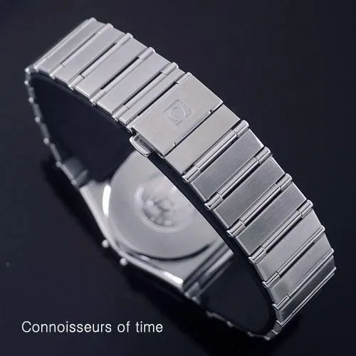 Omega Constellation Mens Bracelet Watch, Quartz, Date, 35mm - Brushed Stainless Steel