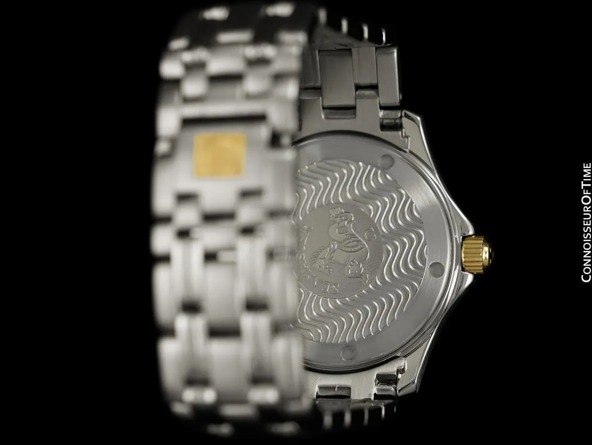 Omega Seamaster 120M Professional Divers Mens Automatic Chronometer Steel & 18K Gold Watch - Boxes