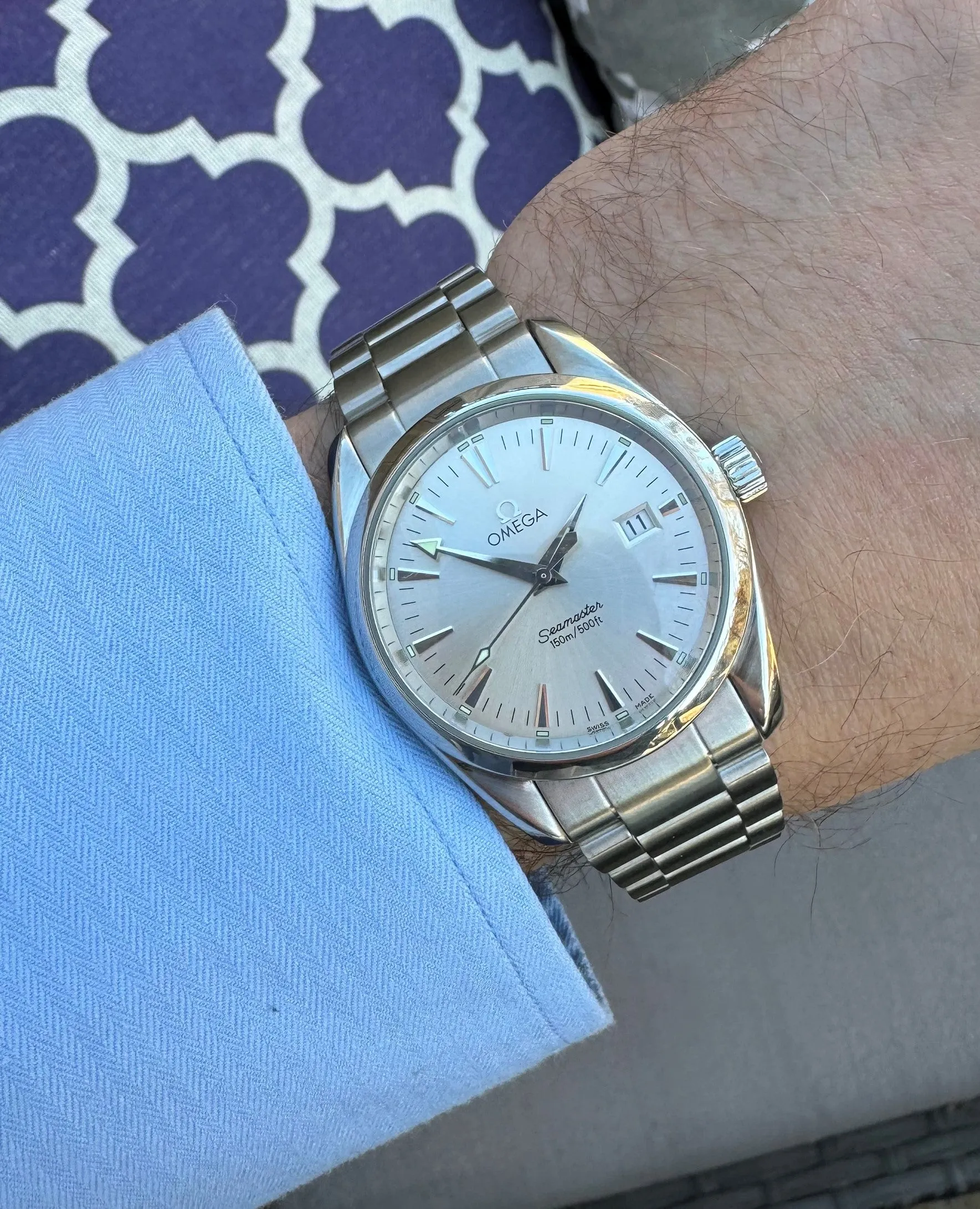Omega Seamaster Aqua Terra Mens 36mm Watch, Ref. 2518.30.00 - Stainless Steel