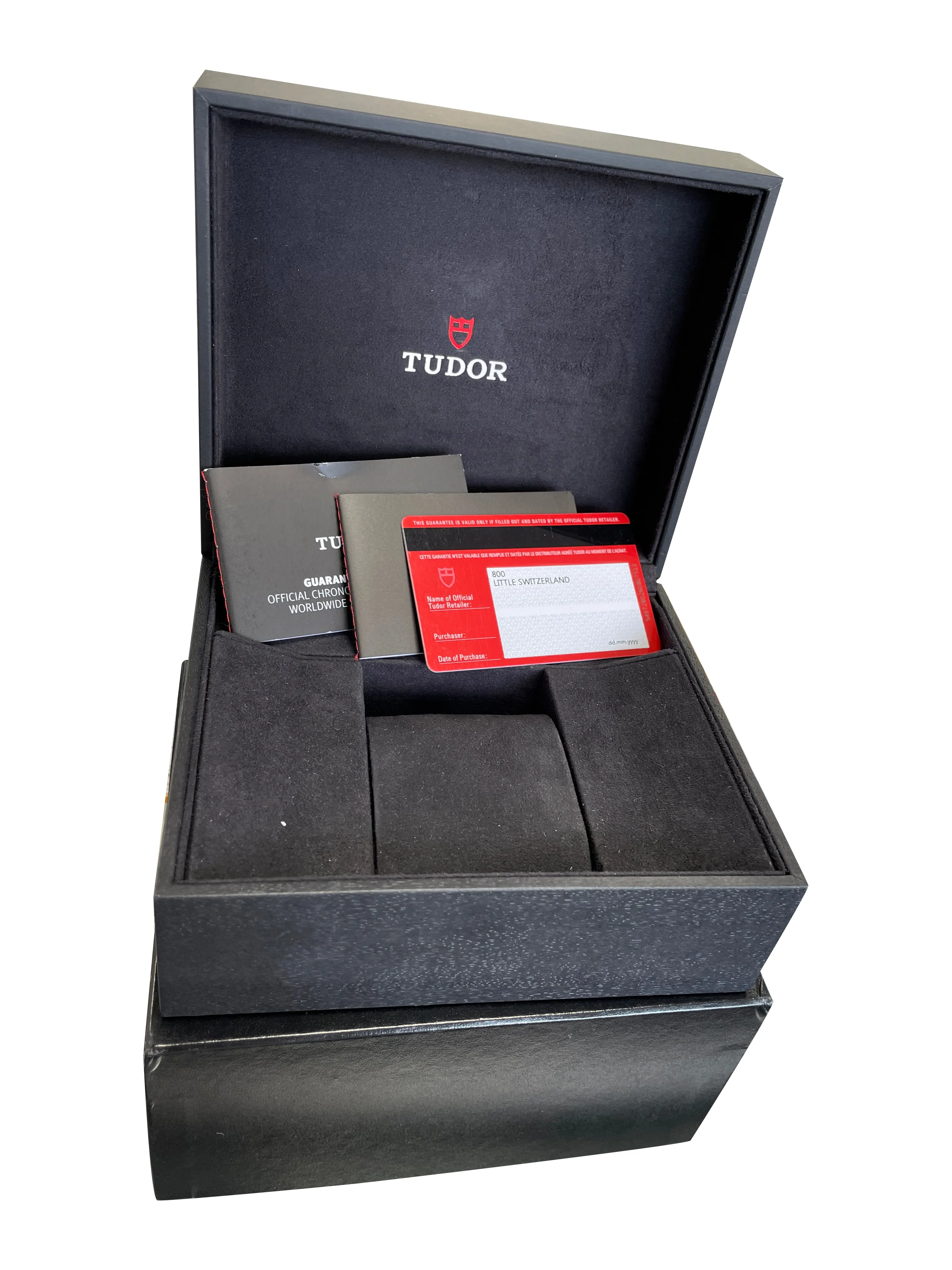 OPEN CARD Tudor Black Bay GMT Pepsi 41mm Stainless Black Date Watch 79830RB