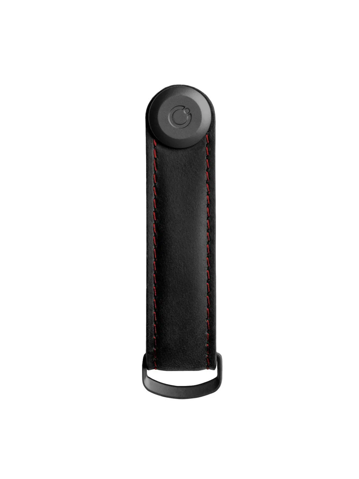 Orbitkey Crazy Horse Leather Obsidian Black Red