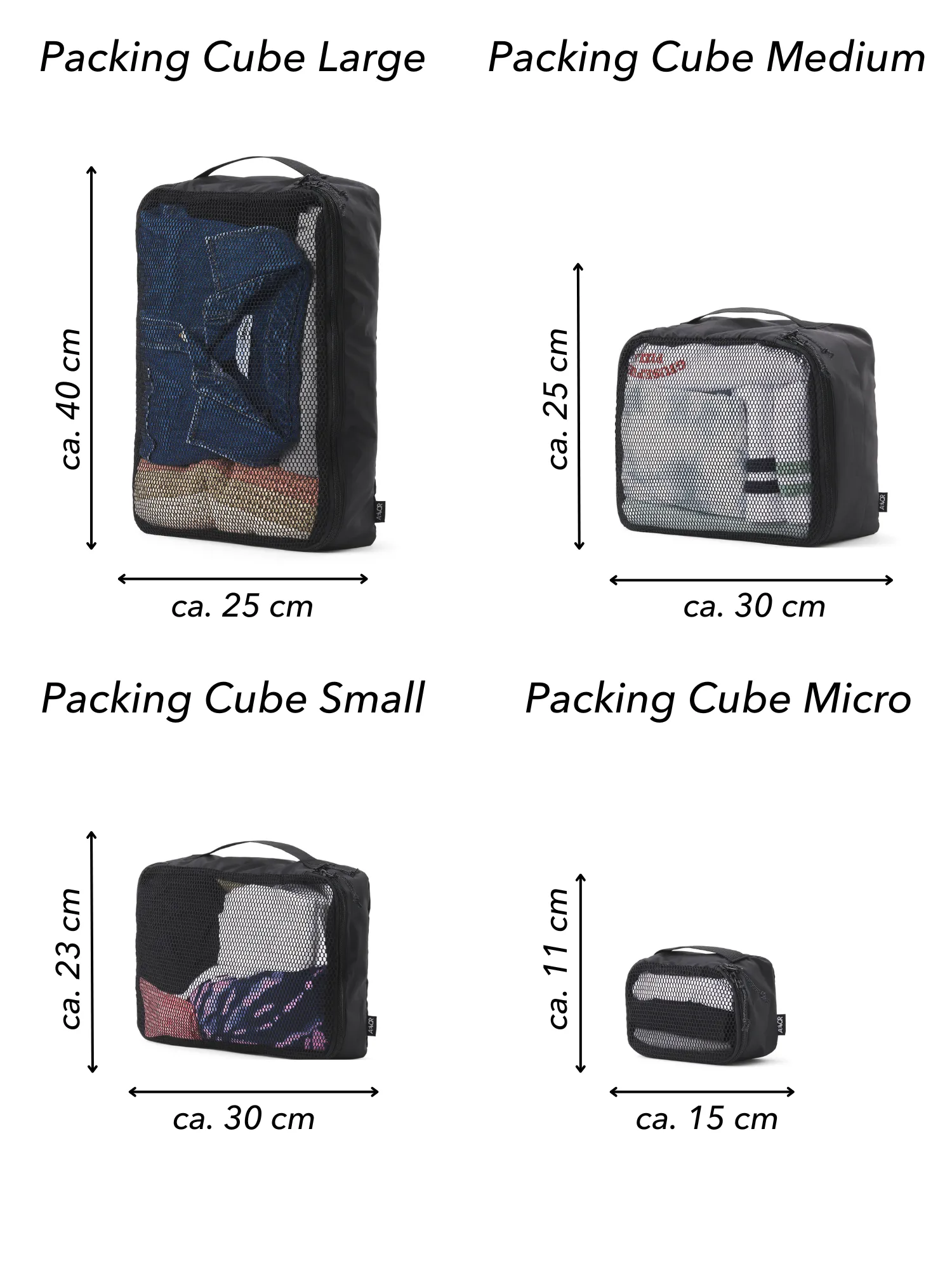 Packing Cube Large - Ripstop Black