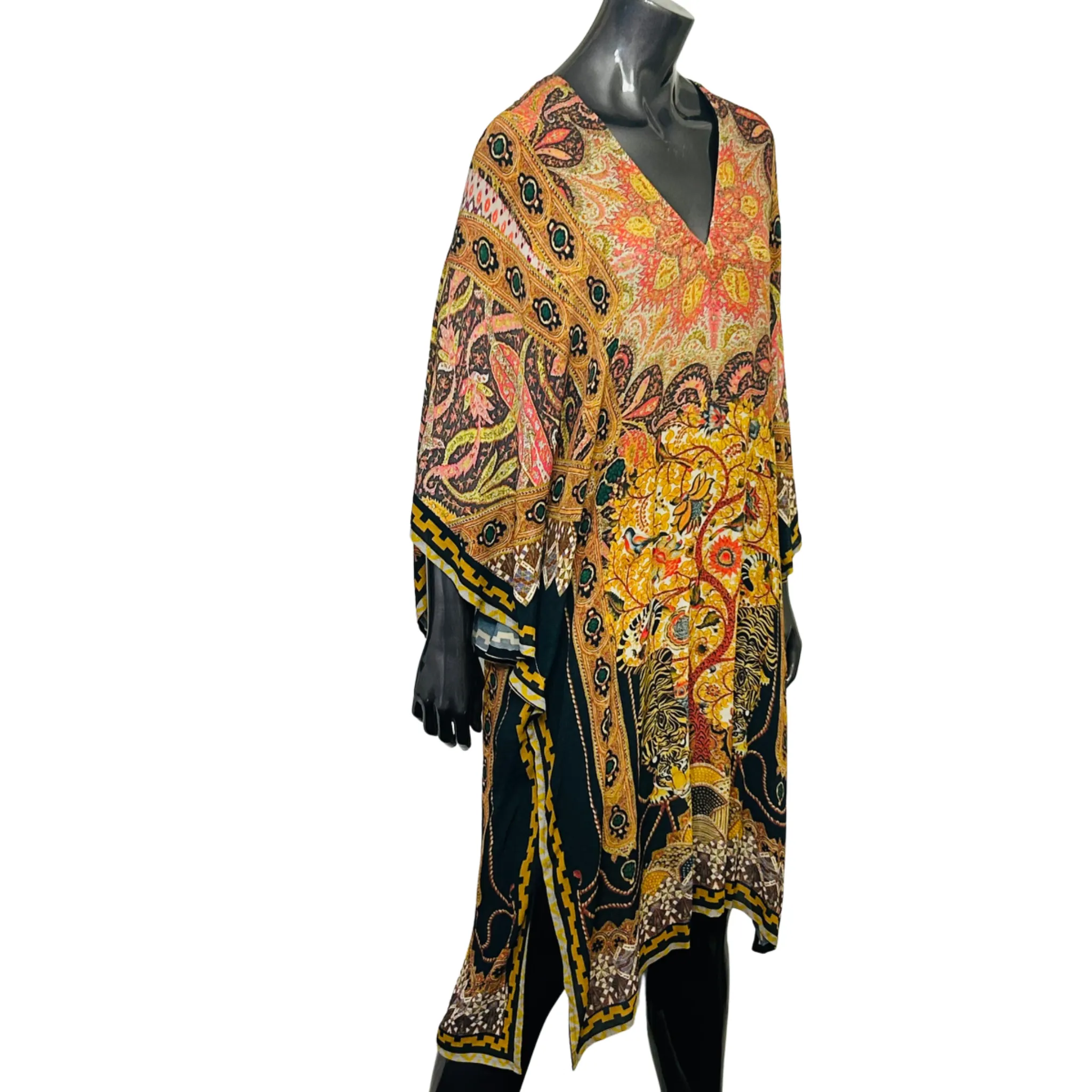 Paisley Print Viscose Dress - Alexxia
