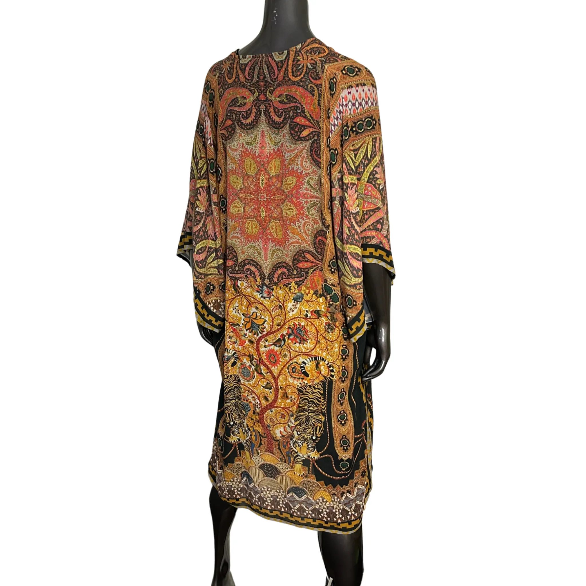 Paisley Print Viscose Dress - Alexxia