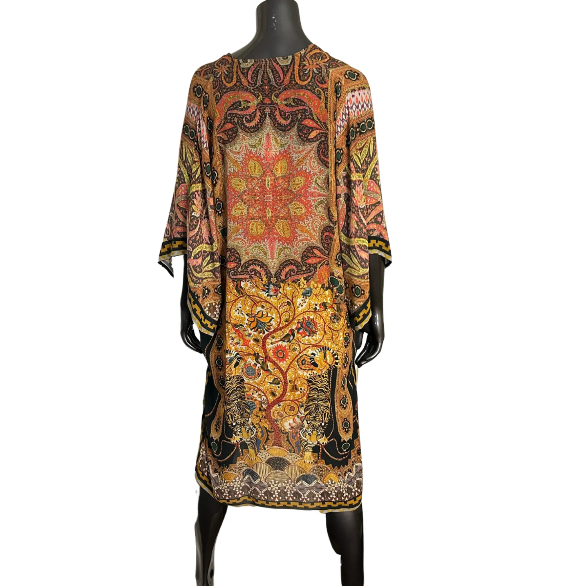 Paisley Print Viscose Dress - Alexxia