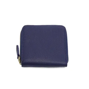 Palmer Square Zip Around Wallet in Navy