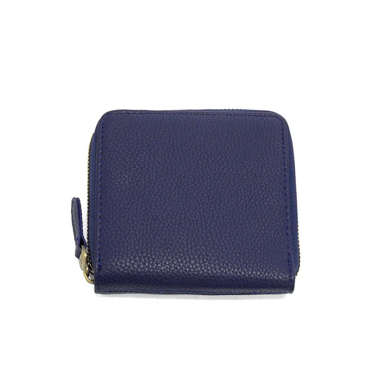 Palmer Square Zip Around Wallet in Navy