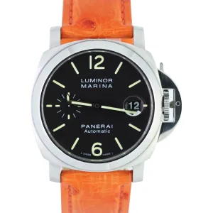 Panerai PAM 48 Luminor Marina Date Stainless Steel 40mm Automatic Watch PAM00048