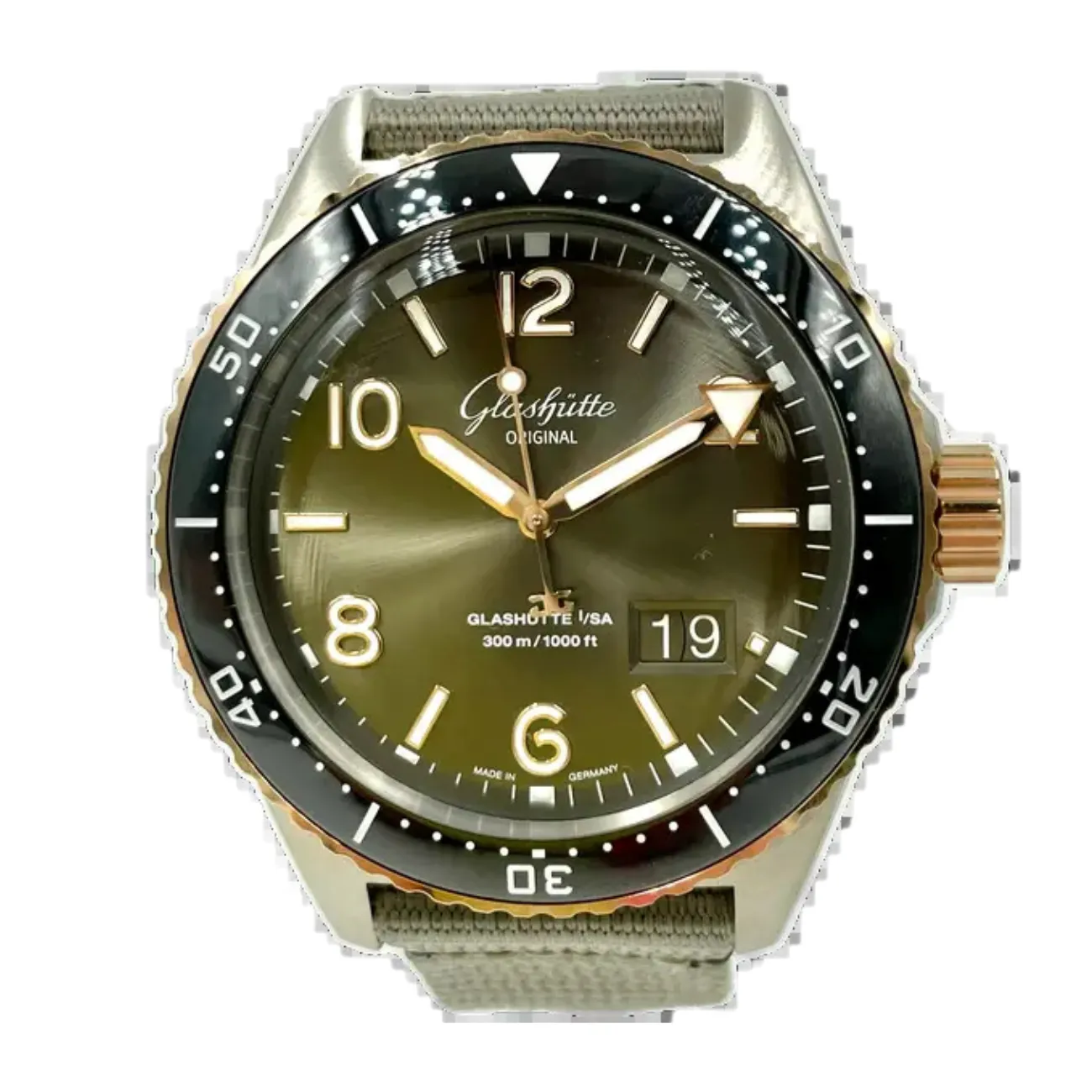 Panorama Date 43mm in  Steel and Red Gold
