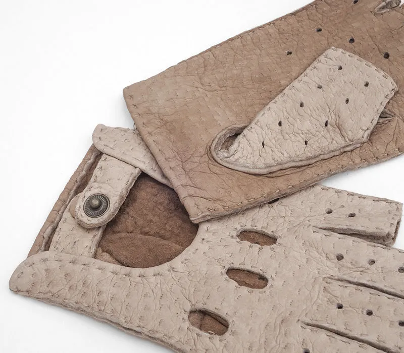 Panta - Peccary leather gloves - women