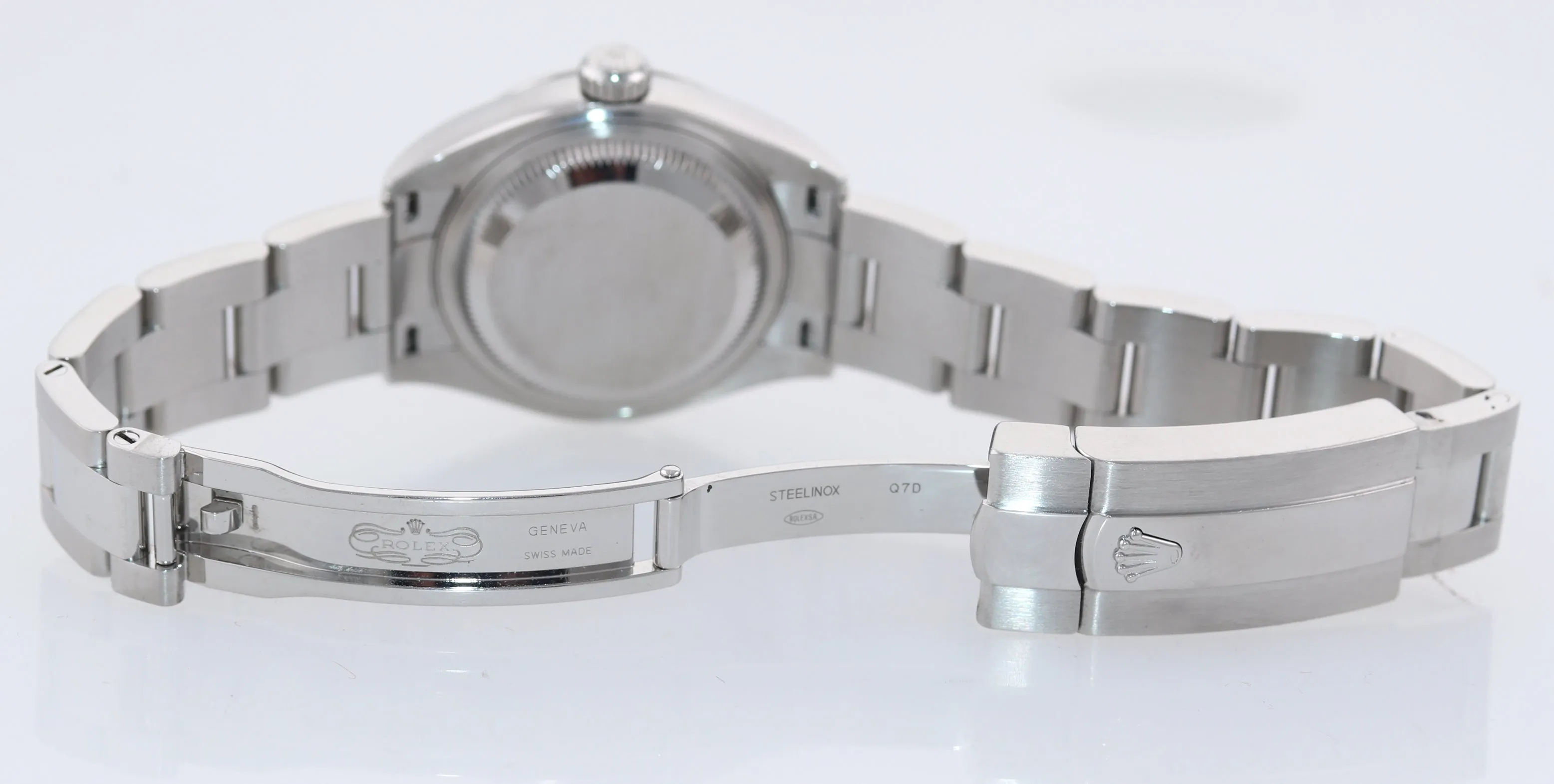 PAPERS 2018 MINT Ladies Rolex DateJust 26mm Silver Stick 279160 Steel Watch Box