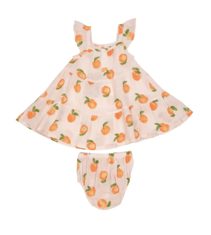Peaches Twirly Sundress