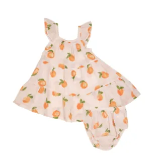 Peaches Twirly Sundress