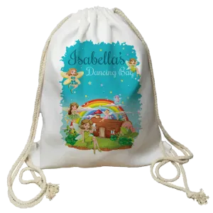 Personalised Fairy Cartoon Drawstring Bag