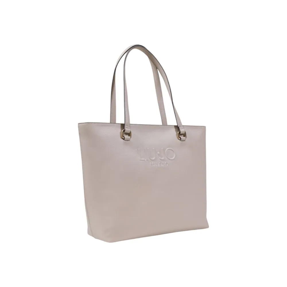 Pink Polyethylene Handbag