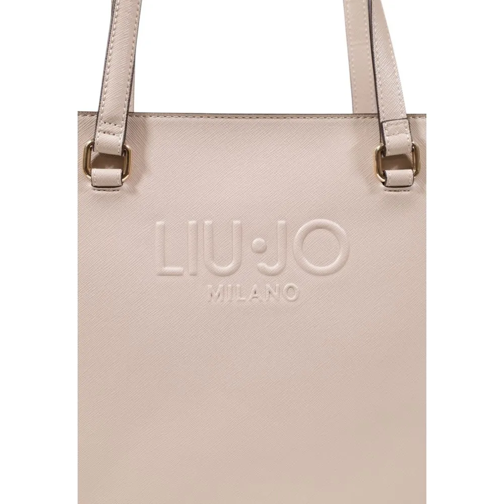 Pink Polyethylene Handbag