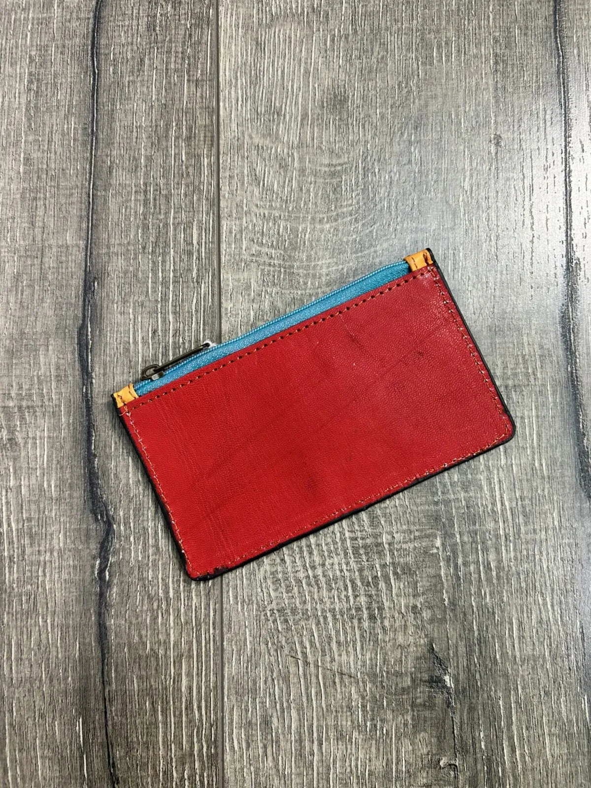 Plain Leather Card & Coin Purse