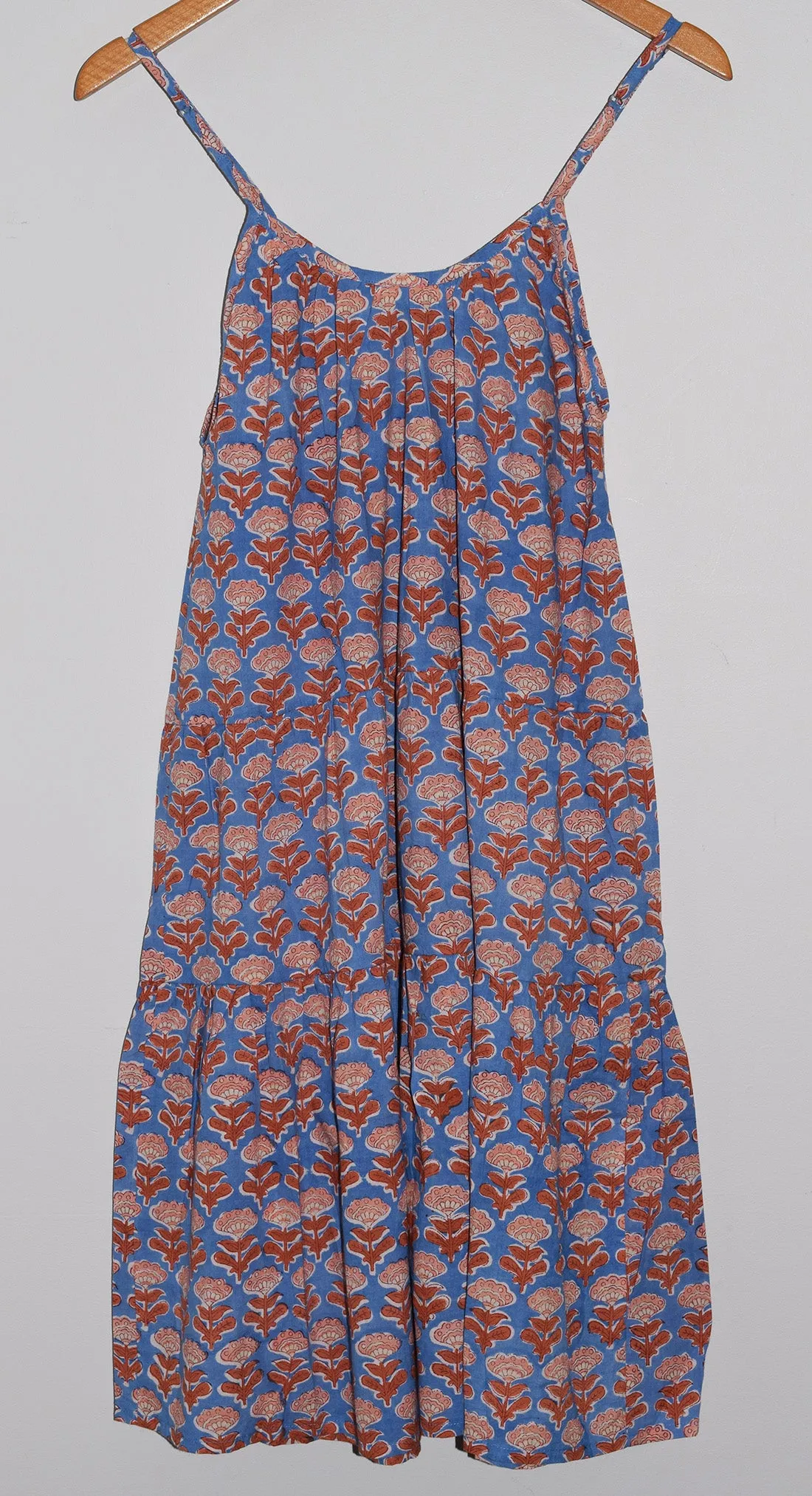Playa Dress | Block Floral Sky