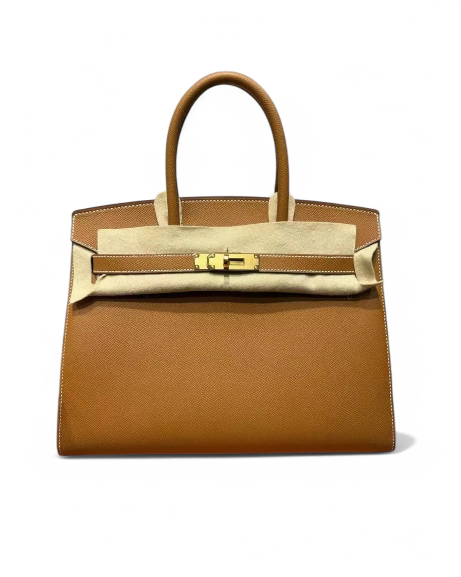 Pre-owned Hermès Birkin Sellier Gold - Epsom Leather- Gold Harware - Pristine Condition- Full Set