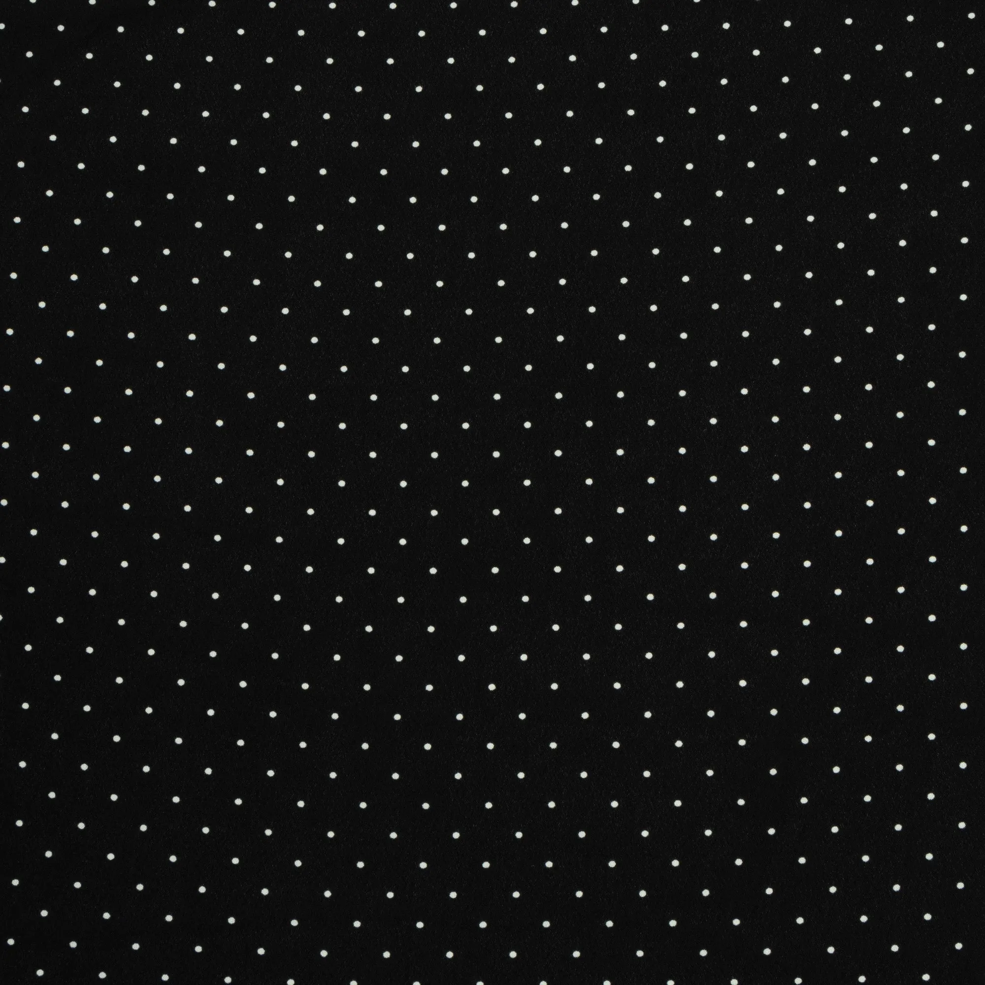 Printed Georgette Black / White Dot