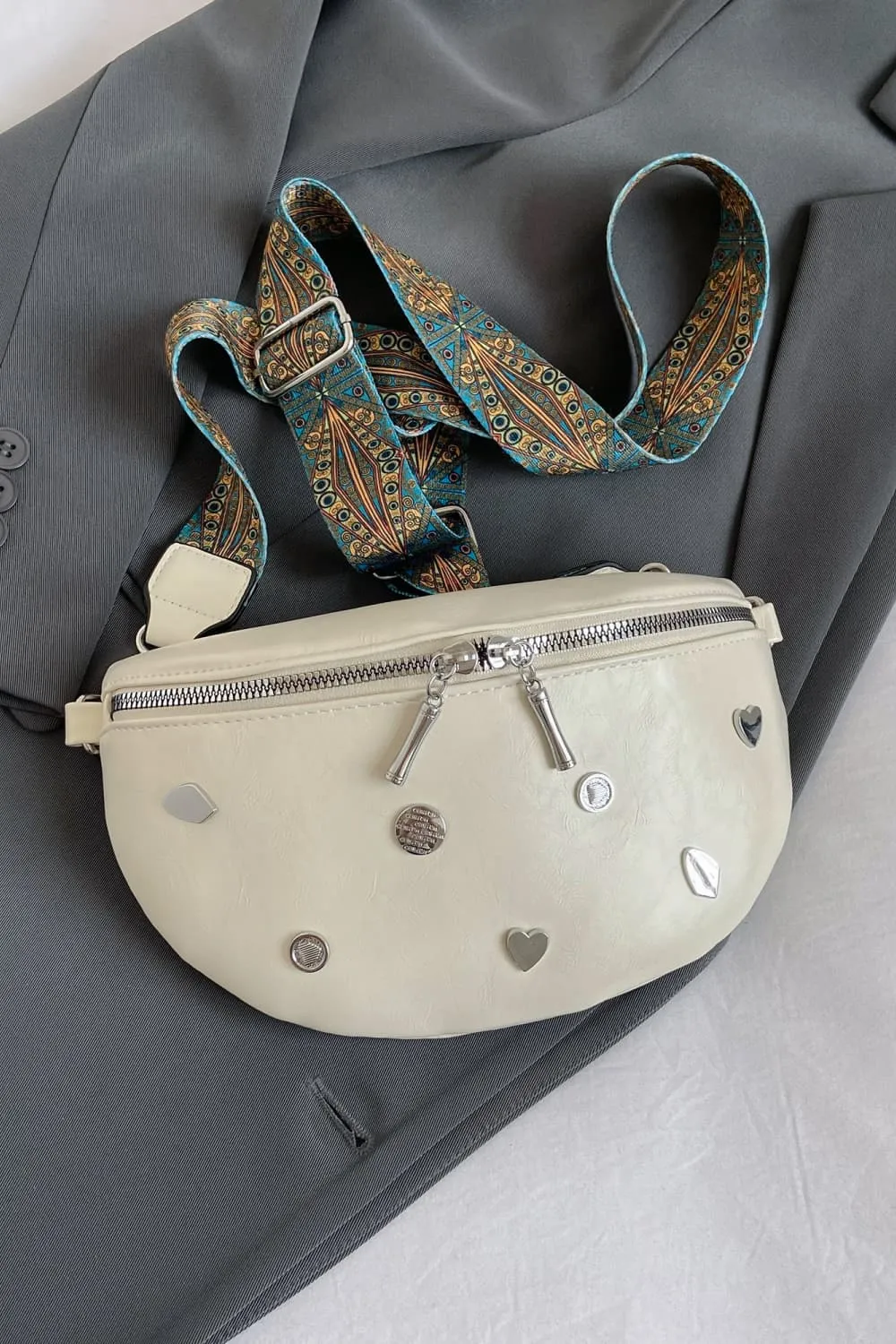 PU Leather Sling Bag