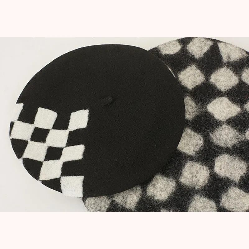 "CHECKERS" BERET K061422