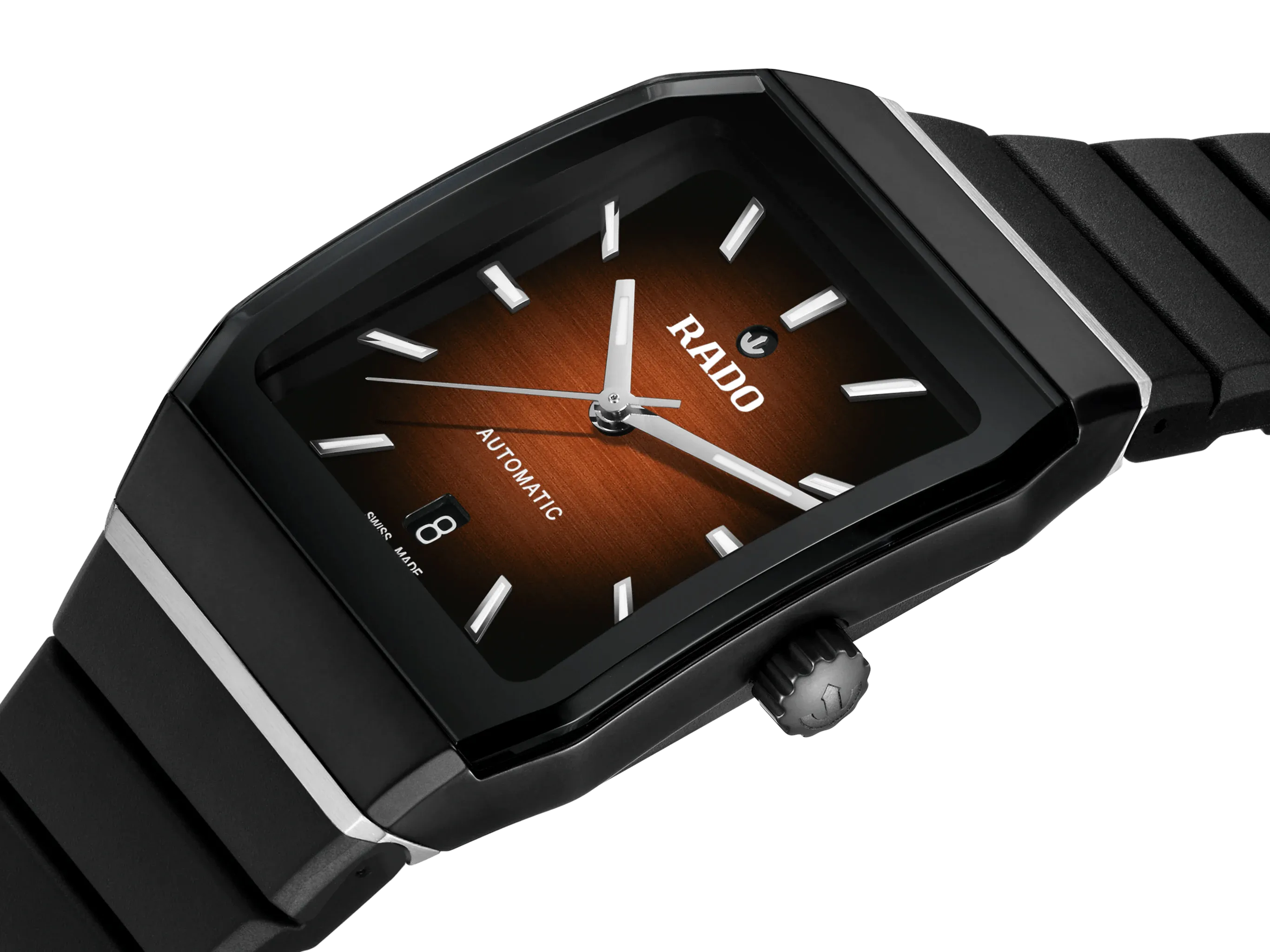 RADO Anatom Automatic 32.5mm Red Dial Curved Men's Watch R10202309