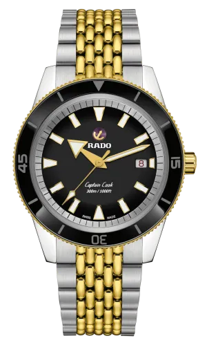 RADO Captain Cook Automatic 42mm Yellow-Gold Stainless Steel Men's Watch R32138153