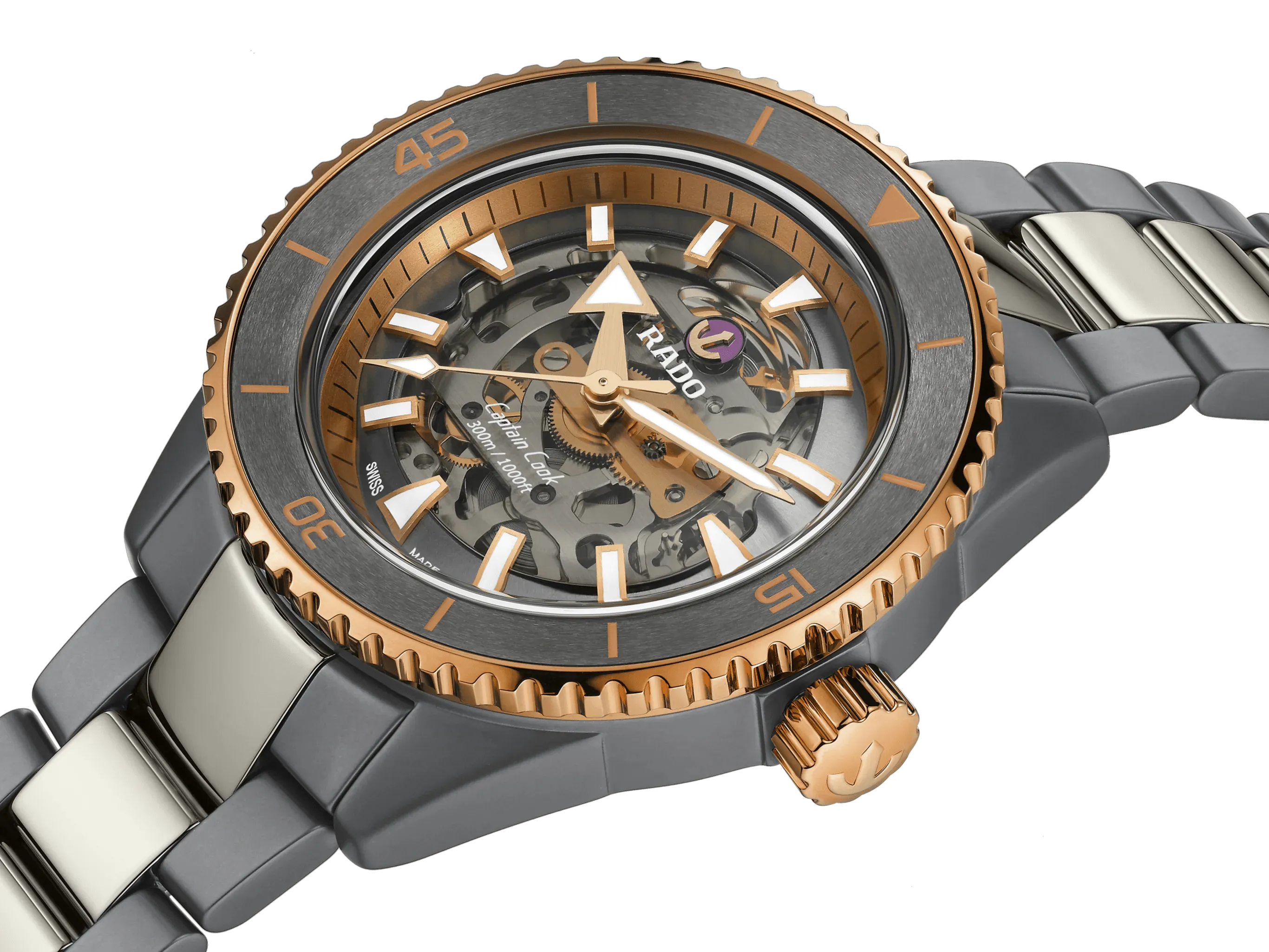 RADO Captain Cook High-Tech Ceramic Skeleton Men's Watch R32148162