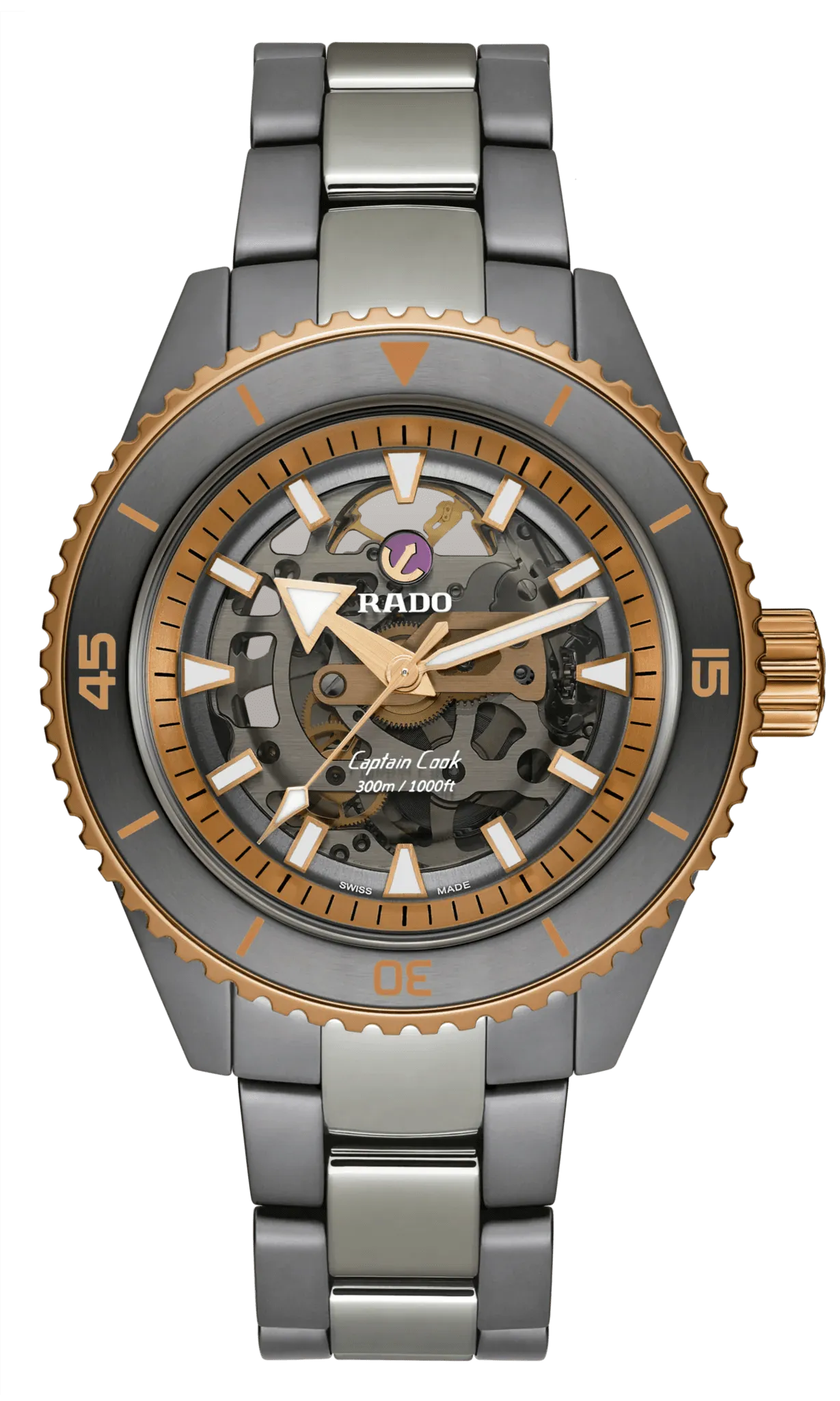 RADO Captain Cook High-Tech Ceramic Skeleton Men's Watch R32148162