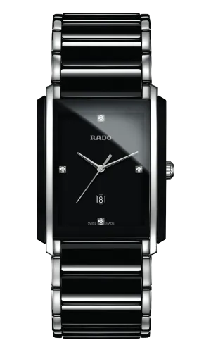 RADO Integral Diamonds 31mm Ceramic-Stainless Steel Black Men's Watch R20206712
