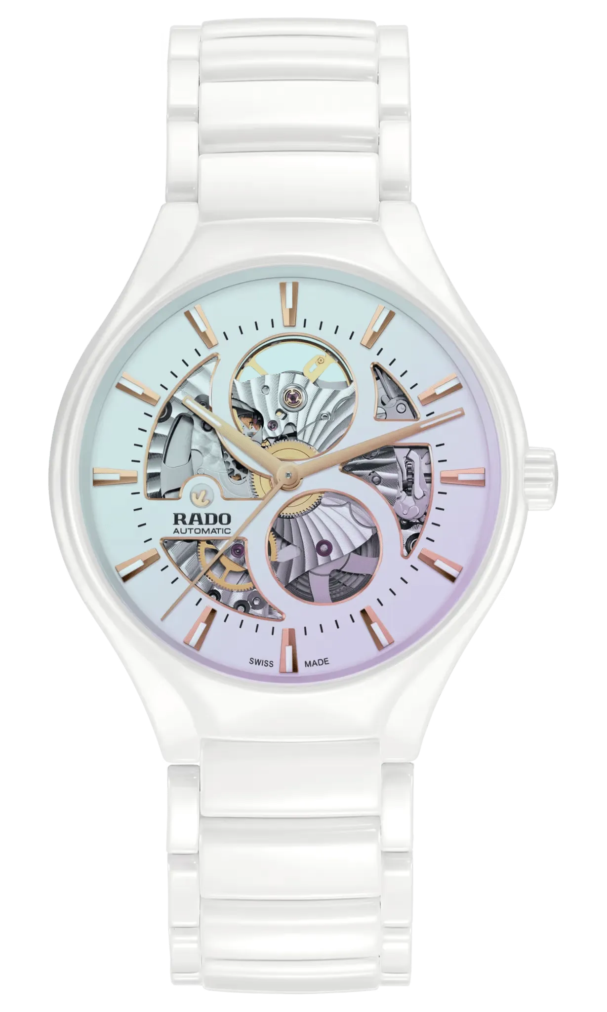 RADO True Round White-Dichroic Automatic Open Heart Limited Edition Men's Watch R27115022