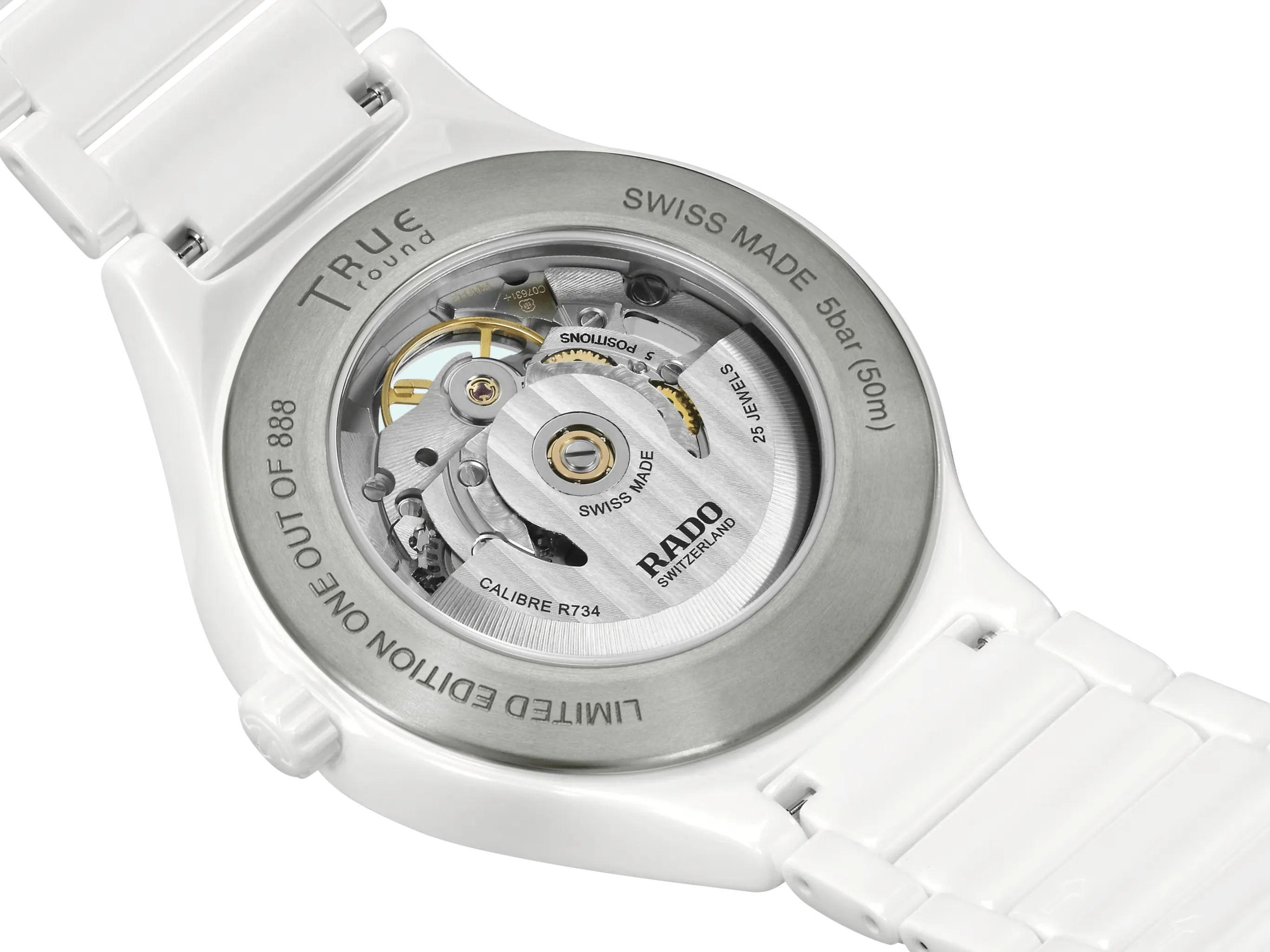 RADO True Round White-Dichroic Automatic Open Heart Limited Edition Men's Watch R27115022