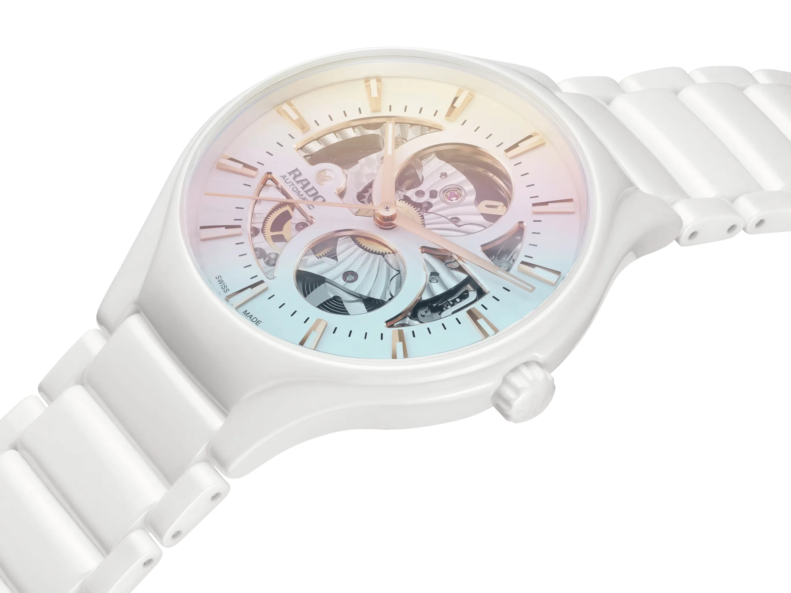 RADO True Round White-Dichroic Automatic Open Heart Limited Edition Men's Watch R27115022