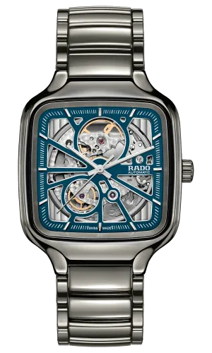 RADO True Square Automatic Open Heart Blue Dial Men's Watch R27083202
