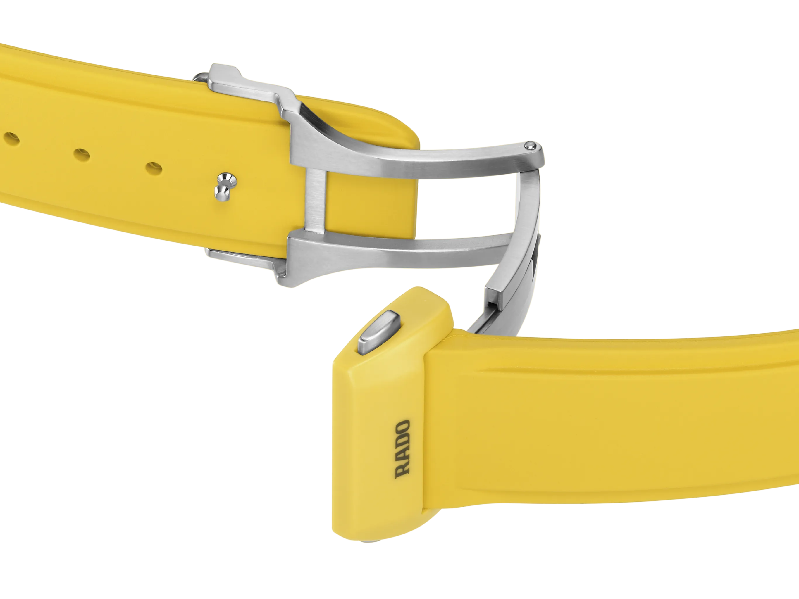 RADO True Square Automatic Skeleton Yellow Ceramic 38mm Men's Watch R27177255